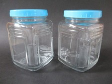 X2 Vintage Style Glass Storage