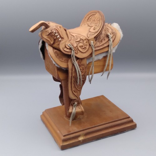 Mini tooled leather sherpa - tooled,
