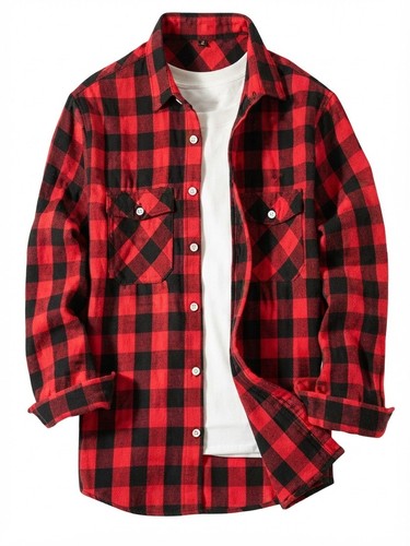 Mens brushed cotton plaid - mens,