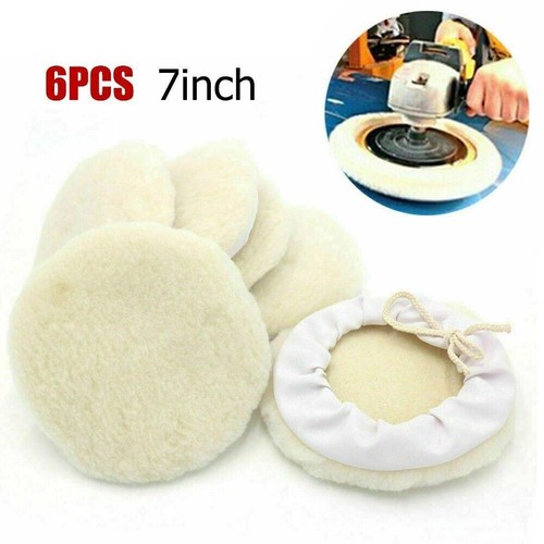 6pcs 180mm lambs wool - 7",
