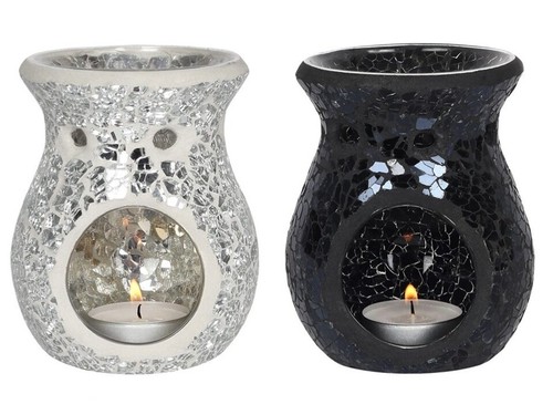 Black silver oil burners - or,