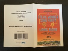 Stevie Wonder Lionel Richie Ticket 2019