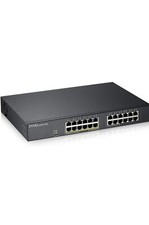 24 Port Zyxel GS1900-24EP Gigabit Smart Managed Switch, 12x Gigabit PoE+, 130W P