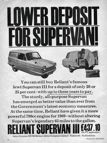 1969 reliant supervan iii - 1969,