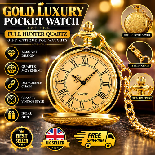 Gold luxury pocket watch with - gold,