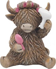 Highland Cow Ornament Hairdo