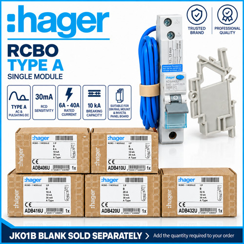 Hager adb4 rcbo - adb4, 10ka