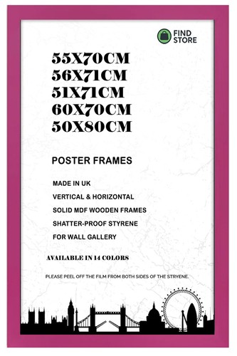 Poster frames pink - pink, 55x70