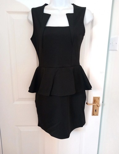 Bnwt evita black peplum - evita, mini
