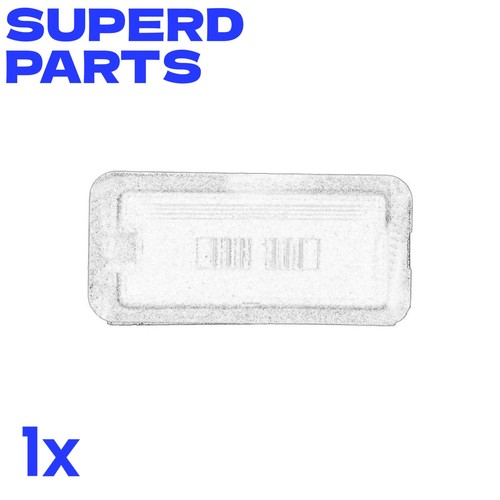 License plate light cover r - plate,