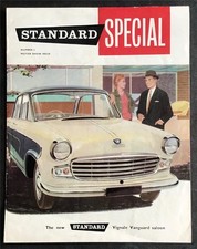 STANDARD SPECIAL Sales Publicity Brochure OCT 1958 #265/10/58 Vignale Vanguard