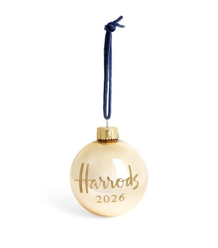 Harrods glass gold tone - harrods,
