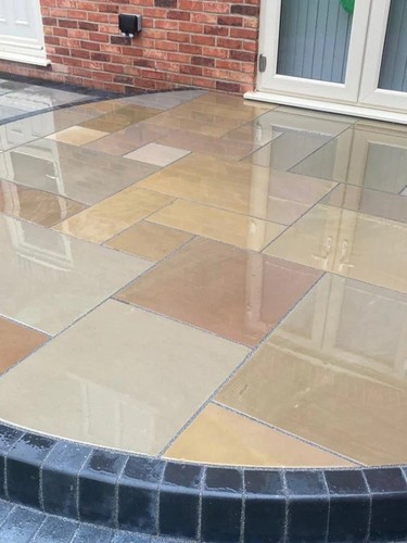Raj green honed sandstone - green,