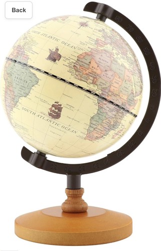 Mini antique globe - antique, geographic