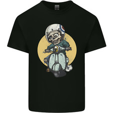 Mod Scooter Moped Skull Mens