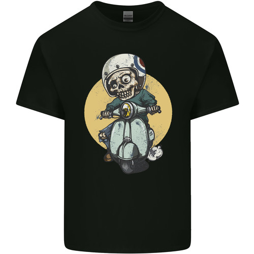 Mod scooter moped skull mens - skull,