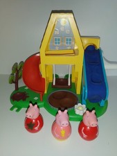 HASBRO PEPA PIG WEEBLES PLAY HOUSE WIND & WOBBLE PLAYGROUND SLIDE ROUNDABOUT