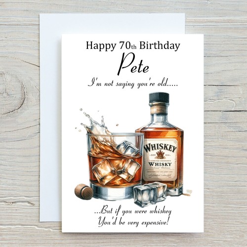 Personalised birthday card - personalised,