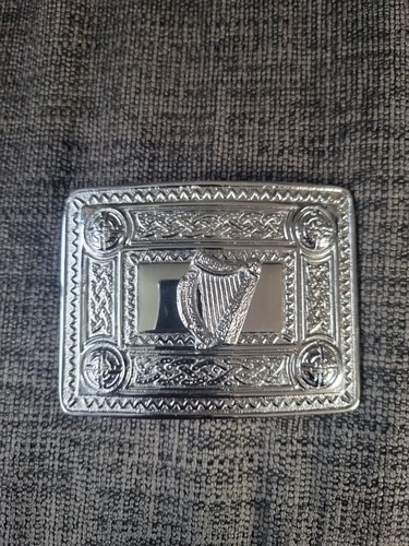 Irish harp buckle - belt,