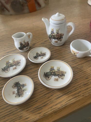 Steiff miniature porcelain tea - porcelain,