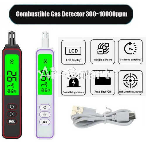 Combustible gas leak - gas, detector