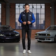 BMW M Power Blue Bomber Jacket