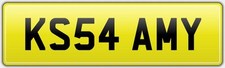 KISS AMY QUALITY CAR REG NUMBER PLATE KS54 AMY NO HIDDEN FEES Amey Ami Aimee Amz