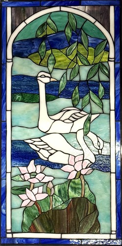Meyda tiffany swans stained - meyda,