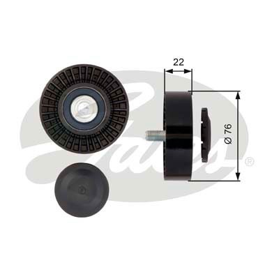 Deflection guide pulley - deflection/guide,