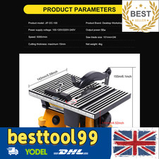 NEW 4" MINI TABLE SAW CUTTING