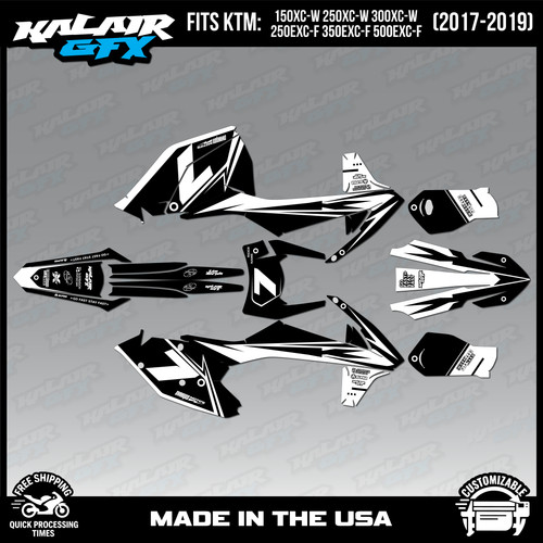 Graphics kit for ktm - graphics,