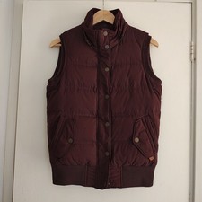 Fat Face Size 8 Burgundy Gilet
