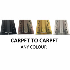 Carpet to Carpet Metal Strip Threshold Profile Flooring Door Bar Trim 0.9m (3ft)