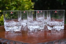Iittala Tapio Wirkkala Gaissa Whiskey Glass Set of 5 – 1973, Finland