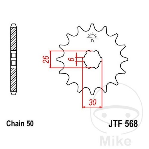 Sprocket for yamaha 650 se - sprocket,