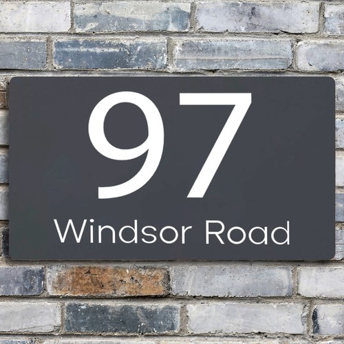 House number plaques - house,