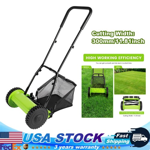 Inch manual lawn mower - 12-inch,
