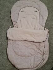 Silver Cross 3D linear freeway Footmuff Cosytoes Sugared almond pink grey