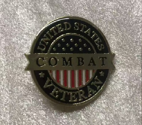 Usa combat veteran round - usa,