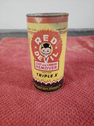 Vintage red devil soot carbon - vintage,