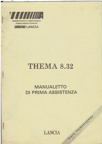 Lancia thema saloon 1987 - thema,