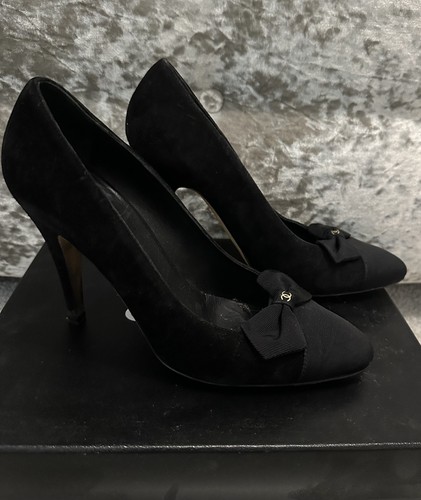 Genuine chanel black shoes - genuine,