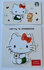 2 Starbucks 2025 Gift Cards Hello Kitty