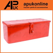 Red Tool Box Lockable for JCB