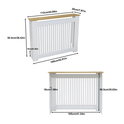 92cm high radiator cover - 92cm,