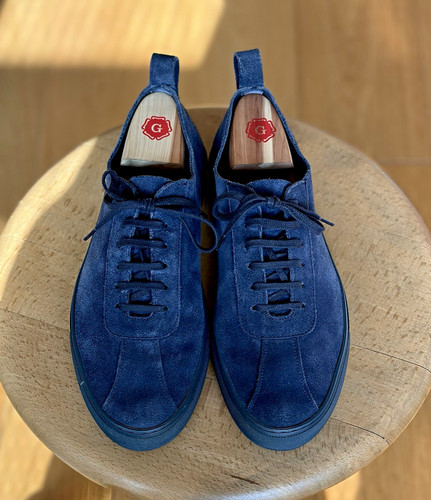Grenson sneaker in navy - in,