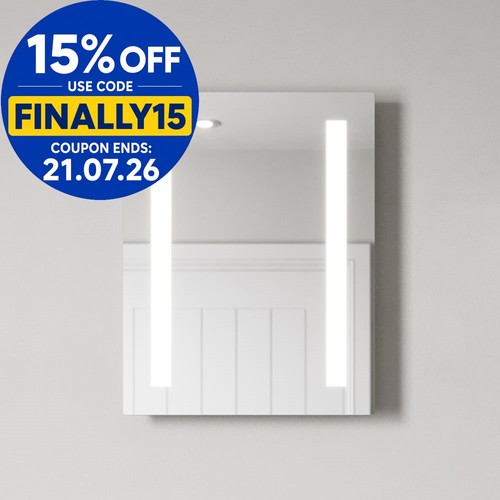 390 500mm bathroom mirror - 500mm,