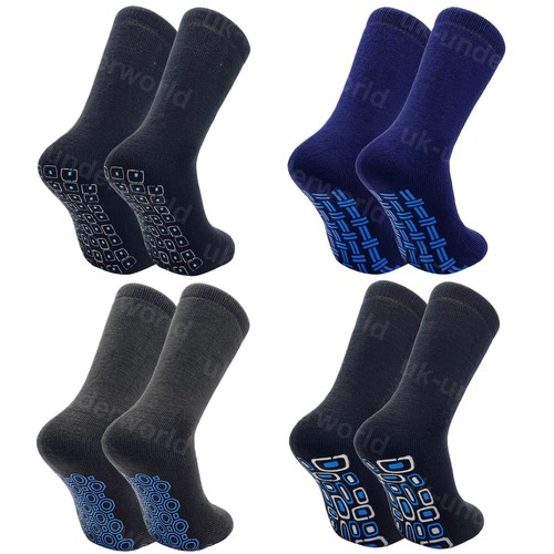 Mens thermal slipper bed socks - thermal,