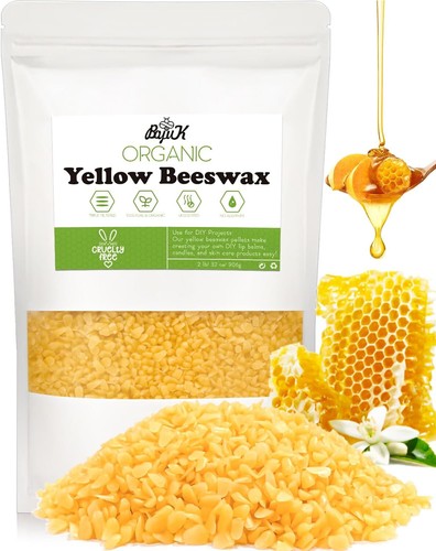 Bajuk organic yellow beeswax - yellow,