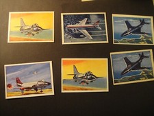 MASTER VENDING CARDMASTER JET AIRCRAFT OF THE WORLD  6 cards DOUGLAS A4D SKYHAWK